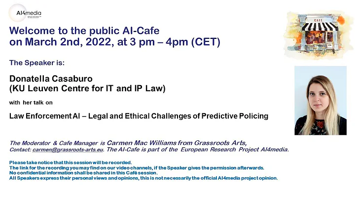 AI Cafe:  Law Enforcement AI – Legal and Ethical Challenges of Predictive Policing