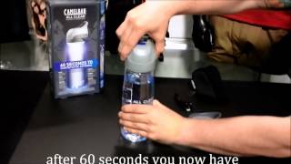 How To Purify Water Easily - Camelbak All Clear Uv Water Purifier Bottle