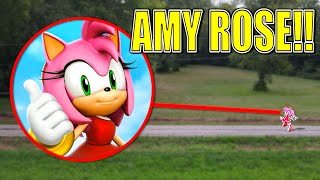 Drone Catches AMY ROSE From SONIC IN REAL LIFE!! *Sonic The Hedgehog*