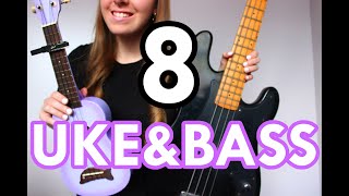 Video thumbnail of "Billie Eilish - 8 (Ukulele and Bass Cover)"