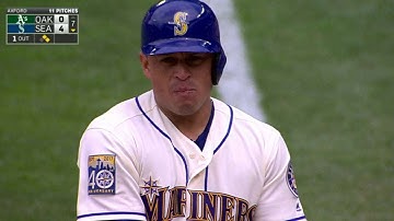 OAK@SEA: Ruiz rips an RBI single to left field