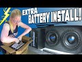 Wiring EXTRA Car Audio Battery w/ My Girlfriend's 3000 Watt Subwoofer Install (How To Wire 2nd AGM)