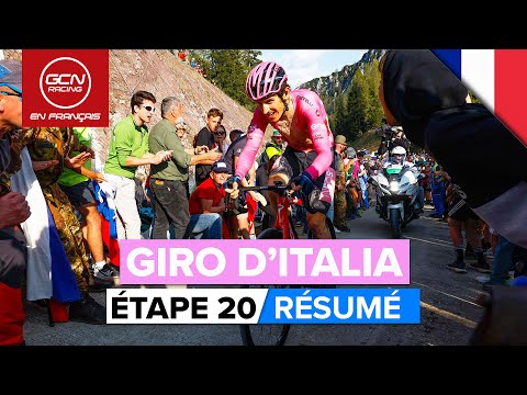 Giro D'Italia 2023 Résumé - Étape 20