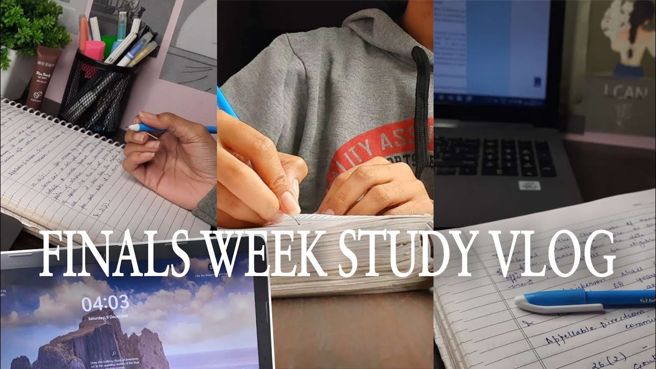 Finals week prep calls for a 5 am study vlog! #college