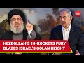 Hezbollah’s Wrathful Inferno: 10-Rocket Salvo Scorches Israel’s Katzrin in Golan Heights | Watch