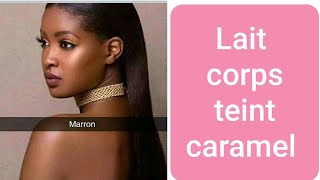 Lait corps teint caramel /marron