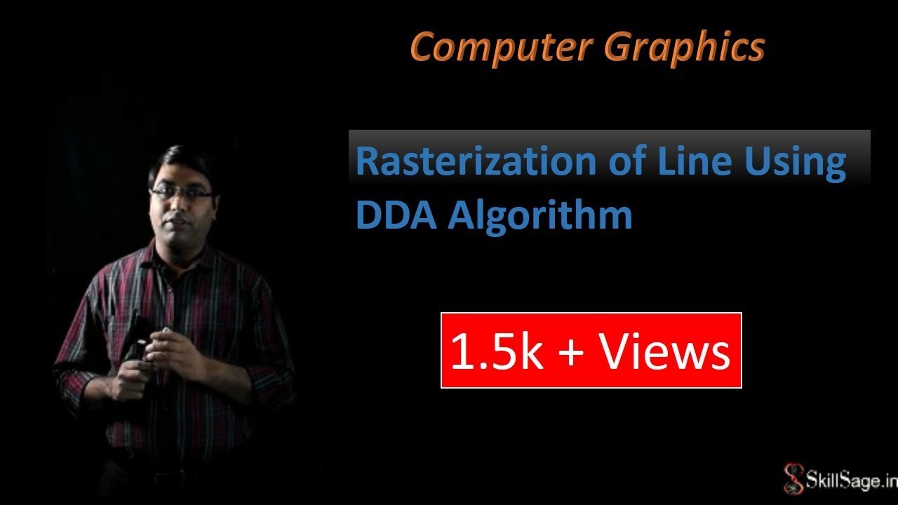 Rasterization of Line using DDA Algorithm - YouTube