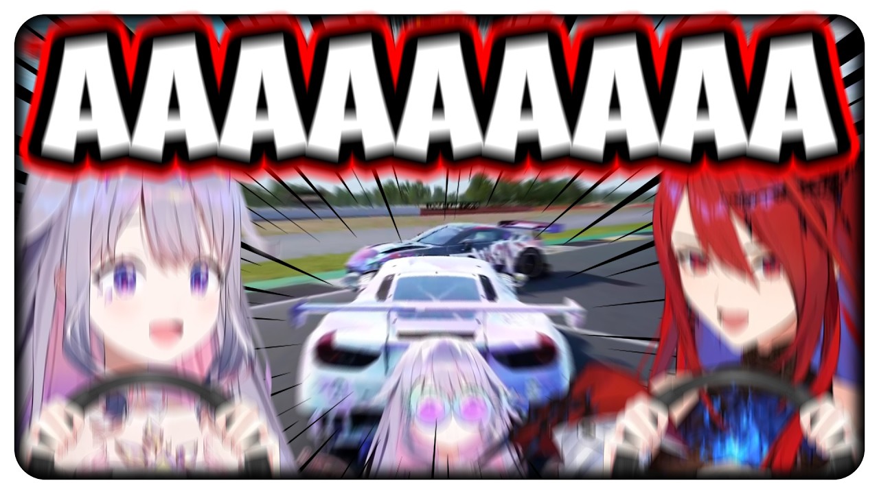 Biboo and Liz turn a race into a battle 【Hololive EN】