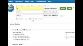How to create alerts in EBSCO