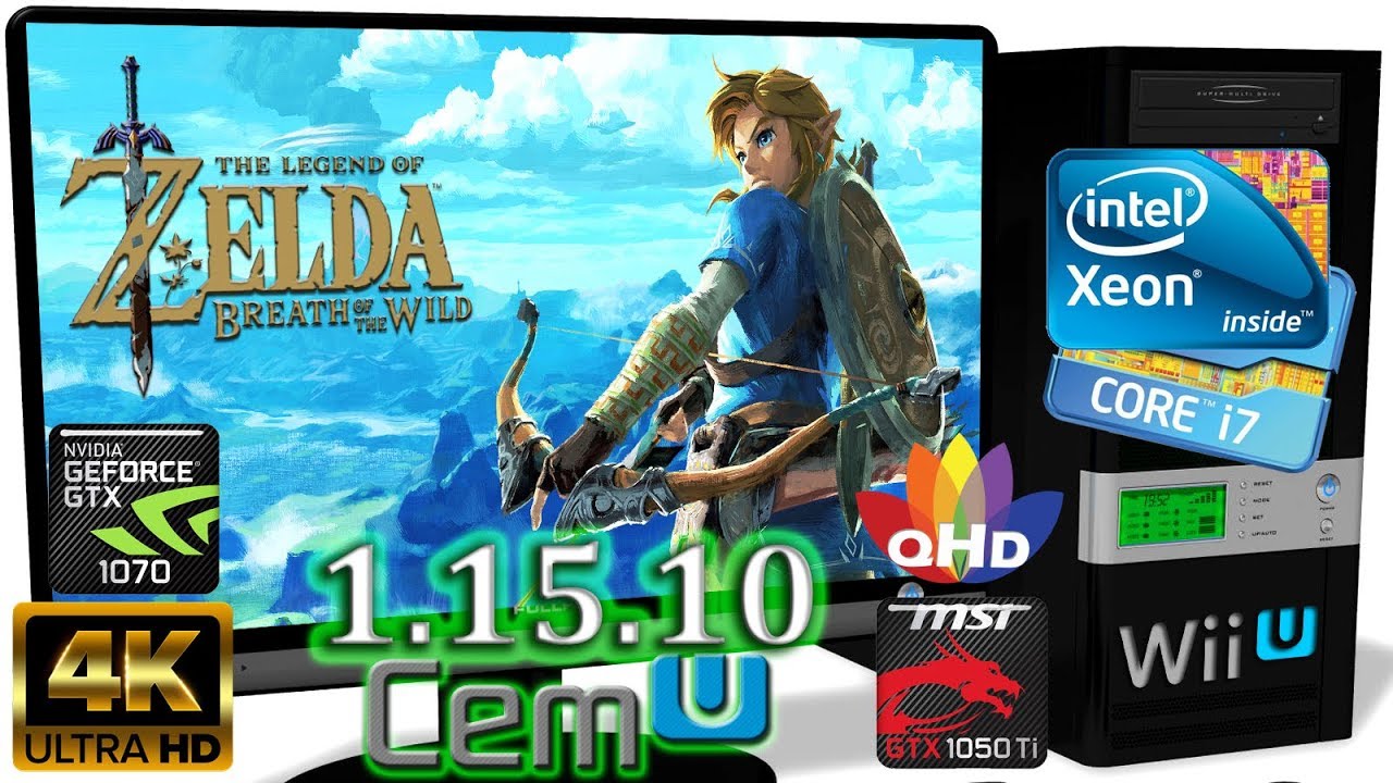 Cemu 1 15 10 Wii U Emulator Zelda Breath Of The Wild Qhd Gameplay Multi Test 31 Youtube