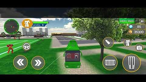 Army Bus Robot Car Game 3D #1 - Android Gameplay