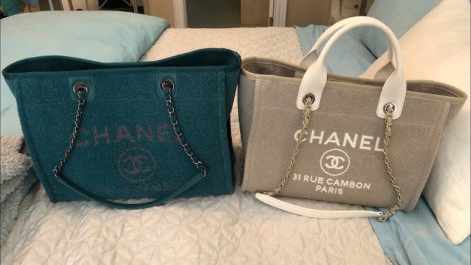 CHANEL Deauville Tote Unboxing  Review and What Fits in Chanel Deauville  Tote 