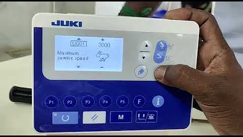 juki LK 1900 BS speed setting