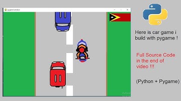 I build simple car game with pygame(python-pygame)