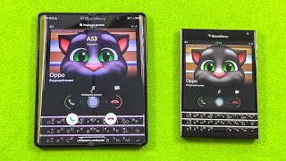 Fake BLACKBERRY Passport vs Samsung Z Fold 3 5G Incoming Call & Outgoing Call