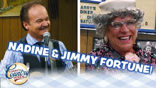 NADINE catches up with JIMMY FORTUNE on LARRY'S COUNTRY DINER!