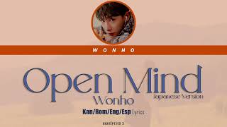 Wonho (원호) - Open Mind (Japanese Version) (Kan\/Rom\/Eng\/Esp Lyrics)