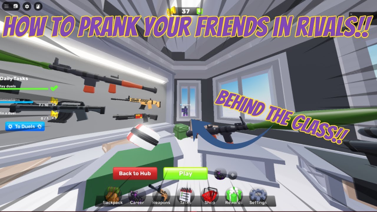 Fake Rivals Screen How to Prank your Friends in Rivals Easy | Rivals - YouTube