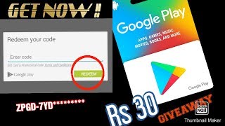 GOOGLE PLAY REDEEM 2020 | Free codes Trick 2020 | 🔥 GIVEAWAY !!! screenshot 4
