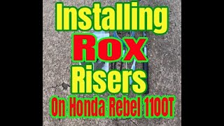 Celebrity Installing ROX risers on Honda Rebel 1100T Wealth