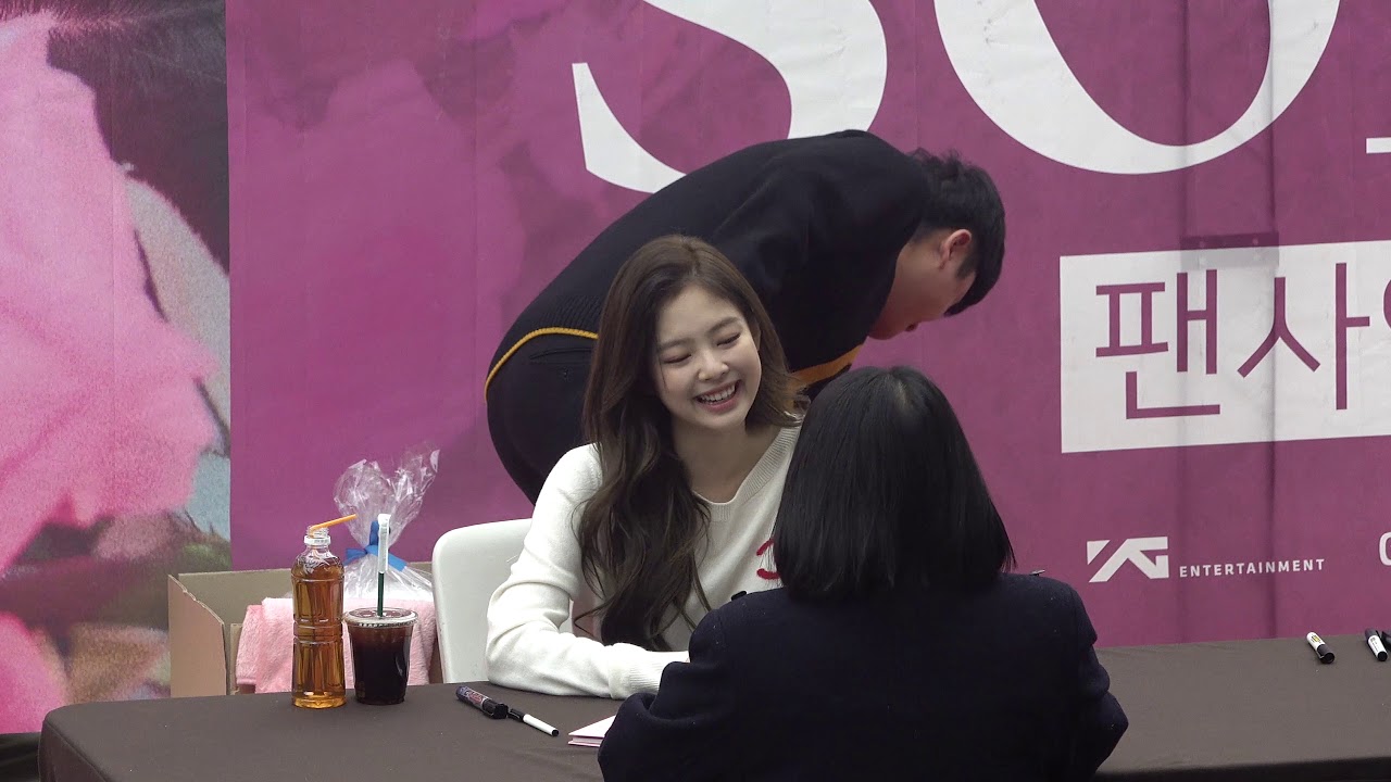 181117 블랙핑크 제니 SOLO 코엑스 팬싸인회 팬캠 풀버전 blackpink jennie solo fan sighing event coex