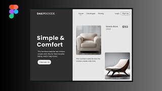 Furniture Website Design in Figma in 20 minutes