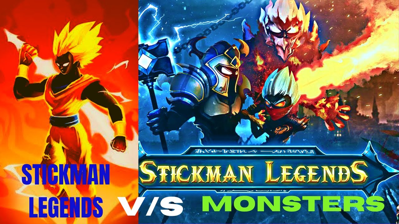 Stickman Legend V/S Monster Fight || Stickman Legend Best Accessories ||    Legend Fight Best Action