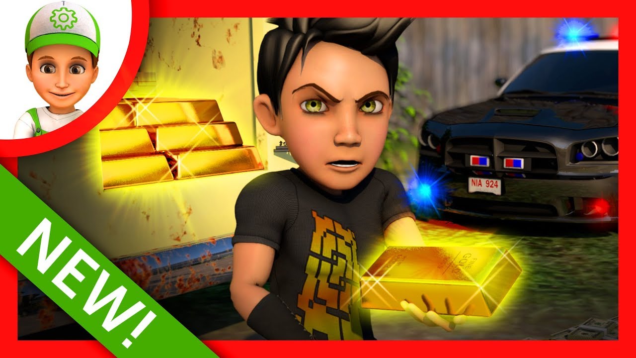 Cartoon . How Handy Andy and Emmy chase Razer and Rocko. Cartoons