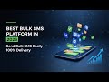 Best Bulk SMS Platform in 2026 | Send Bulk SMS Easily 100% Delivery