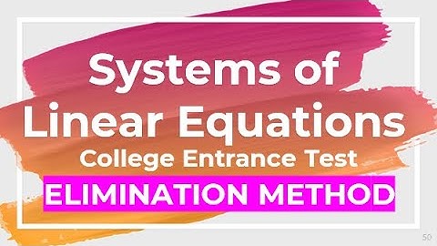 Elimination Method | College Entrance Exam Review Philippines | UPCAT ACET DCAT USTET