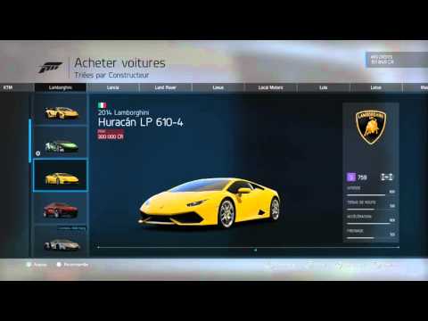 Vidéo: Forza Motorsport 6: Une Liste Des 460 Voitures