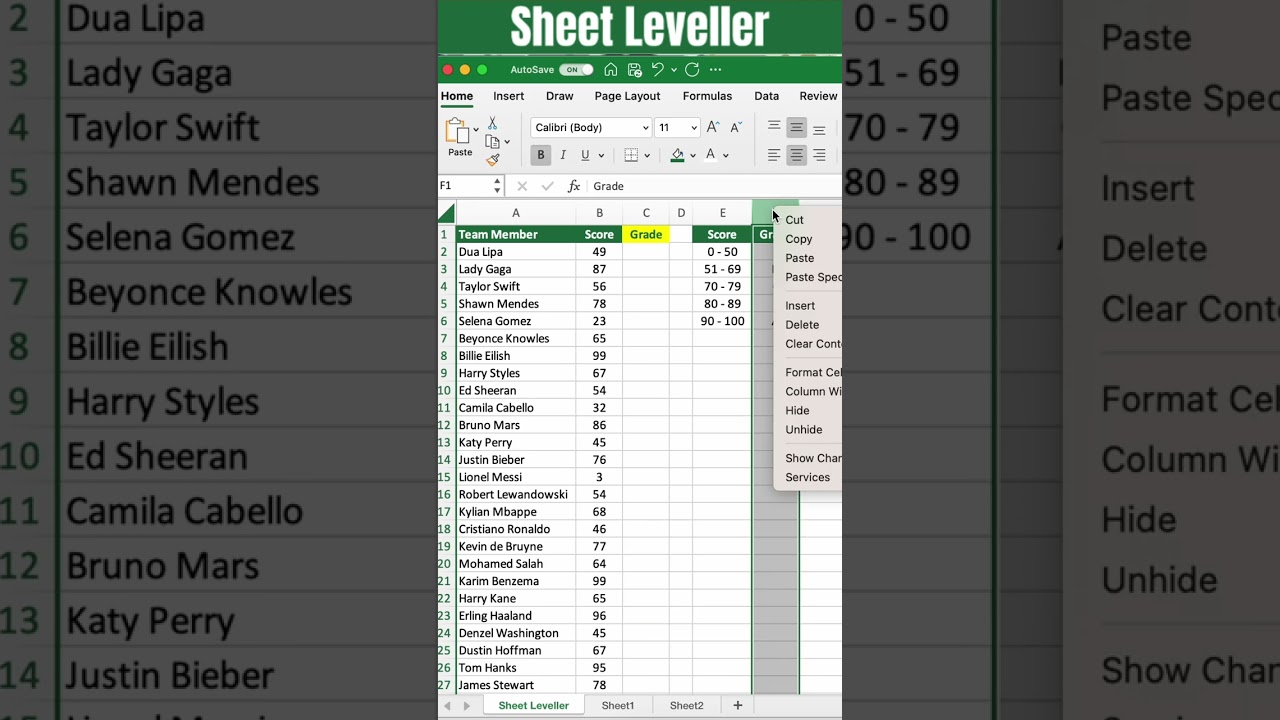 Learn How to Instantly Grade Student Assignments in Excel!