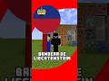 Como realizar la bandera de Liechtenstein en minecraft #Liechtenstein #banderas #danicraft288