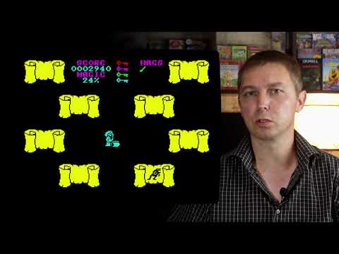 Видео: Обзор игры Cauldron ZX Spectrum - Страшно интересная история