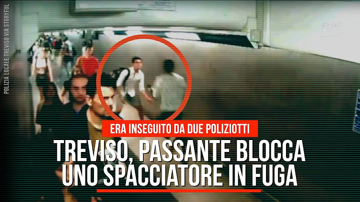 Treviso, passante blocca uno spacciatore in fuga: arrivano i complimenti del sindaco