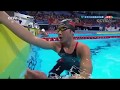2018 【請訂閱我】亞運 女子自由式1500公尺 水下畫面及最後衝刺