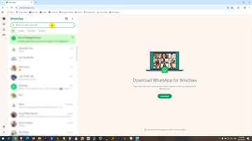 How to send a Message on WhatsApp PC to an unsaved number? (No chats, contacts or messages found)