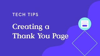 How Do I Setup a Thank You Page?