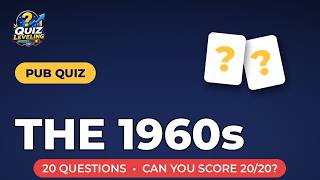 Pub Quiz: The 1960s ✌️ How Much Do You Remember? (20 Questions)
