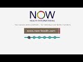 Now Health Secure Online Portfolio - Individuals and Families