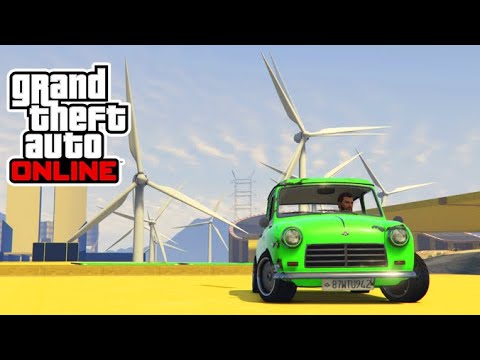 gta-online:-insane-mini-cooper-windmill-stunt-race!-mr-bean's-mini?!-&-more!-(gta-5-funny-moments)