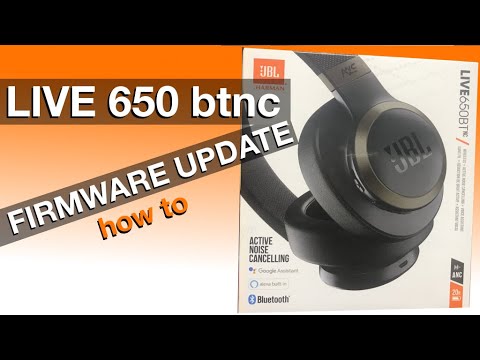 JBL LIVE650BTNC Firmware update (how to)