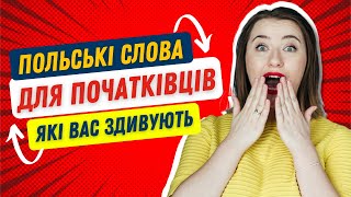 ПОЛЬСЬКІ СЛОВА для початківців, які вас здивують