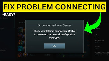 How To Fix Problem Connecting To The Game in Dota 2(EASY)