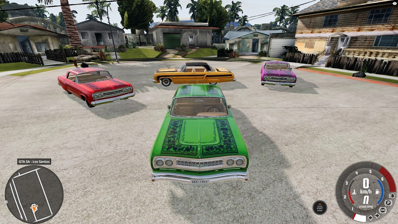 🚗 BeamNG 🚗 X 🤠 GTA San Andreas 🤠