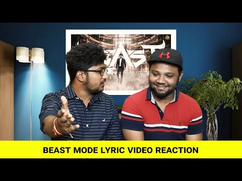 Beast Mode Lyric Video [ REACTION ] | Beast | Thalapathy Vijay | Sun TV | Nelson | Anirudh