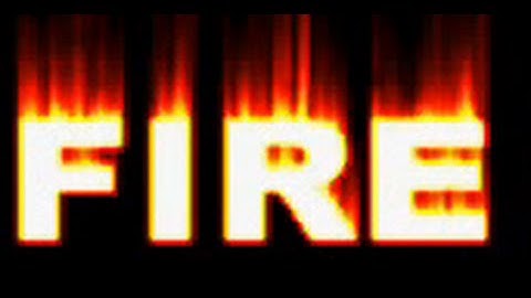 Make simple FIRE TEXT EFFECT in Photoshop CS3 Extended - In 1 minute (tutorial)