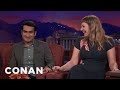 Kumail Nanjiani & Emily V. Gordon Remember Their Courtship Differently  - CONAN on TBS