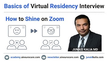 Virtual Residency Interview Basics - Shine on Zoom (2021)