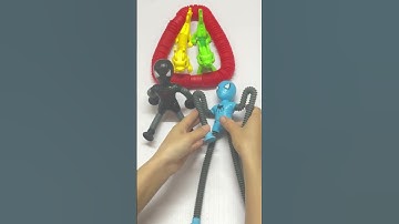 Robot Spiderman Pop Sound ASMR Creating satisfying POP #asmrsounds #satisfying #relaxing #creative